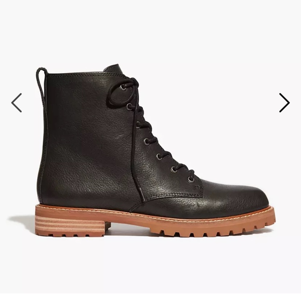 Madewell Clair lace-up leather boots - Picture 4 of 11